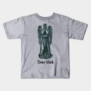 Weeping Angel - Don't Blink Kids T-Shirt